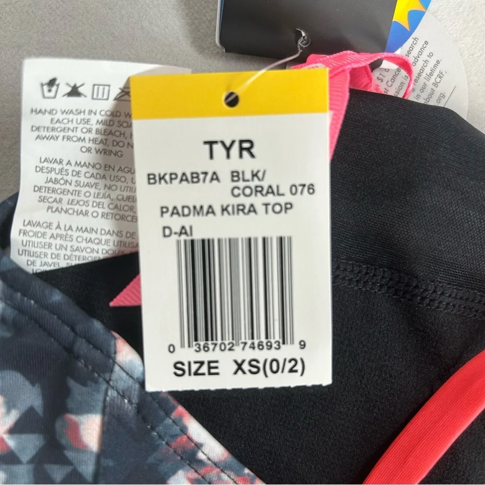 TYR Padma‎ Kira Medium Support Sports Bra Swim Top - Picture 4 of 10